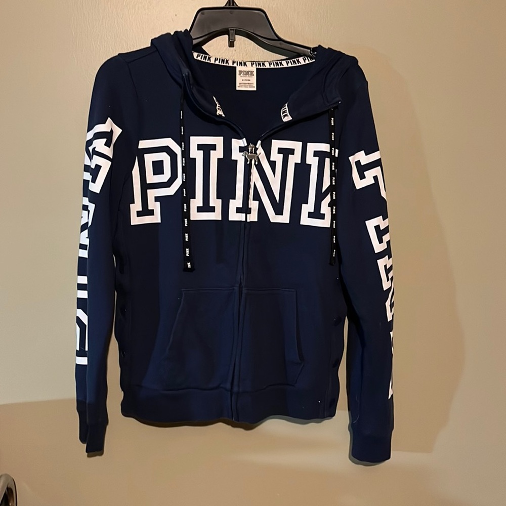 Pink zip up hoodie - L21